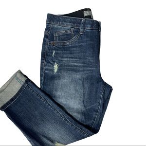 {Wit & Wisdom} Skinny Distressed Denim Jean